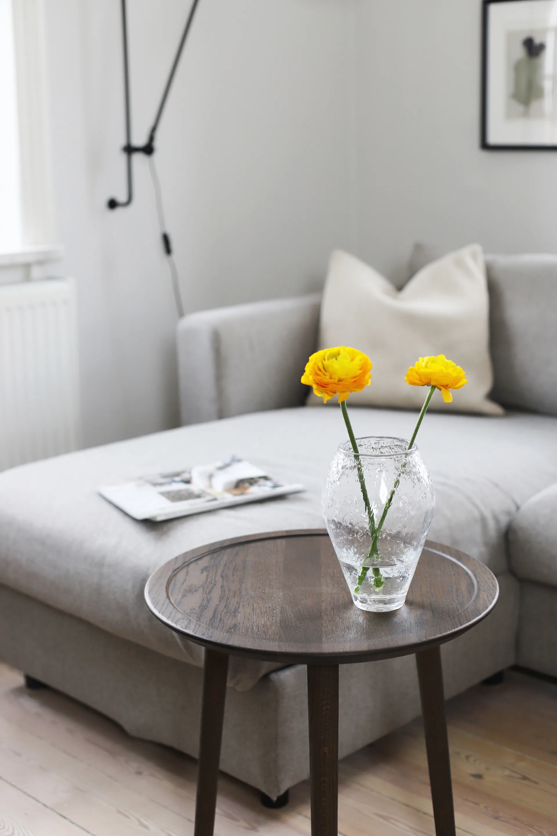 Jarrón de vidrio Crushed small, Clear Ro Collection