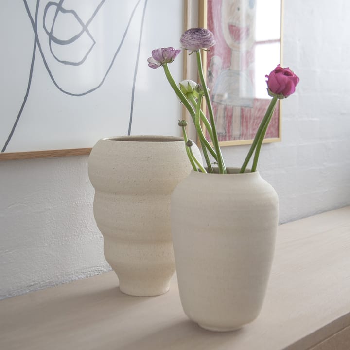 Jarrón Hand turned Vase no. 59 Classic, Vanilla Ro Collection
