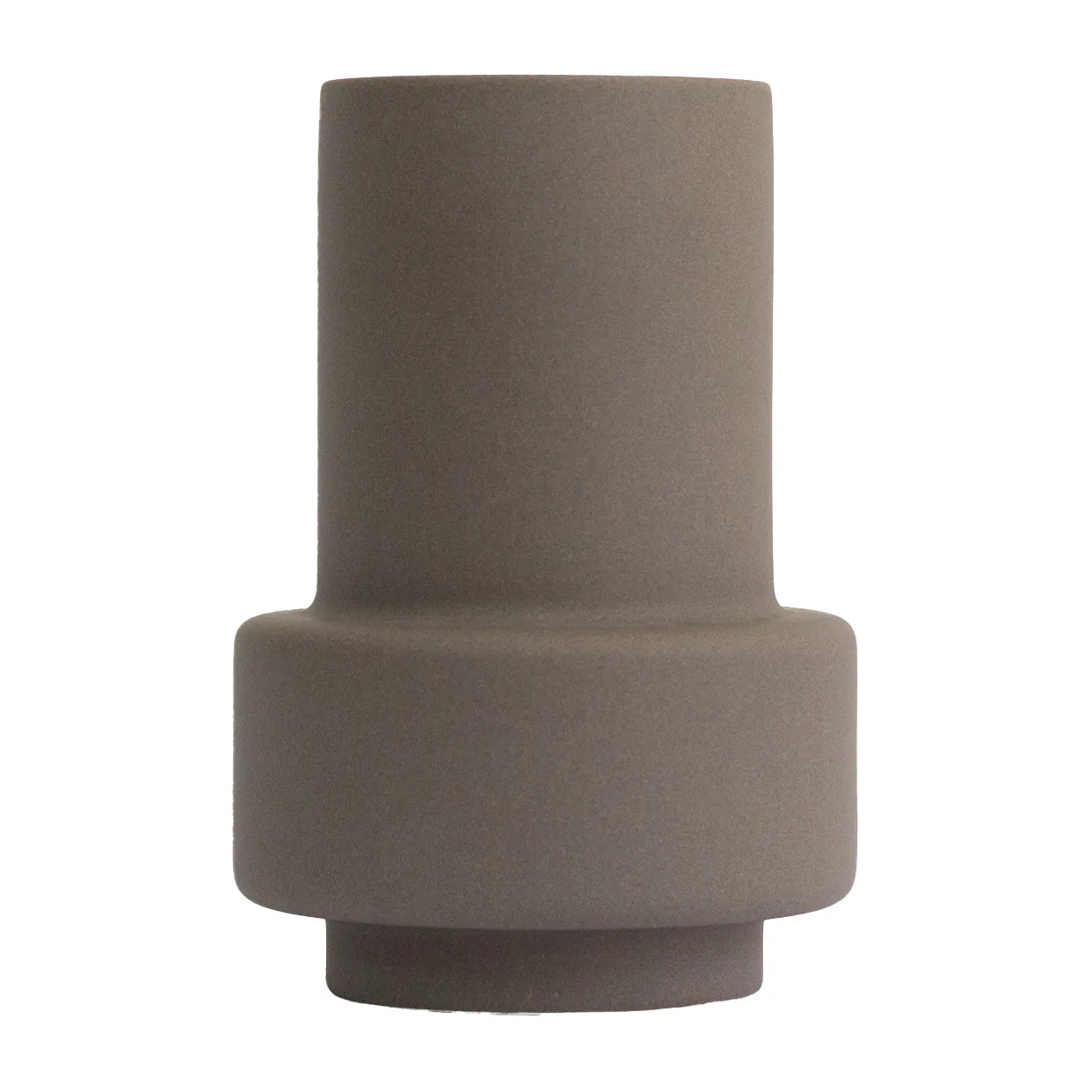 Jarrón Hurricane L Ø17, Dark Stone Ro Collection