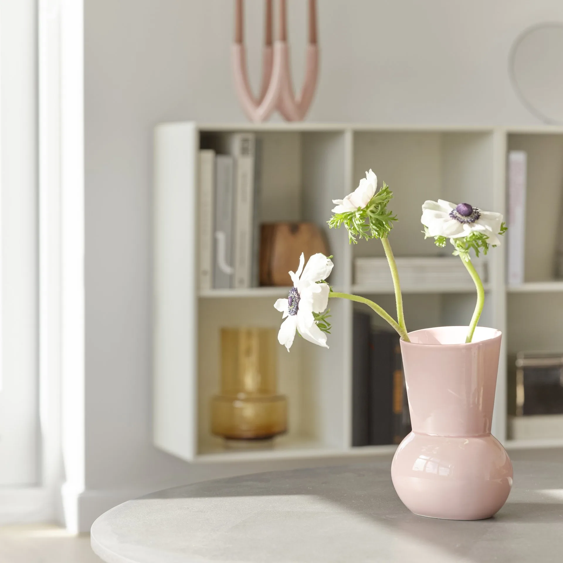 Jarrón Oval Vase no. 66, Rose pink Ro Collection