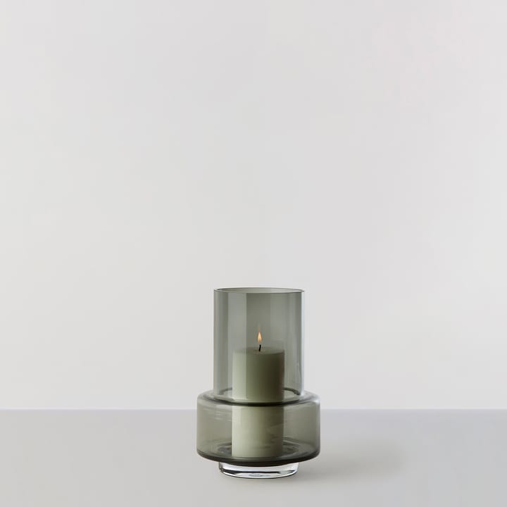 Portavelas Hurricane no. 26, Smoked grey Ro Collection