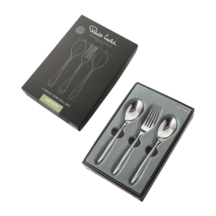 3 Cubiertos de servir Hidcote Bright, Acero inoxidable Robert Welch