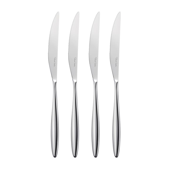 4 Cuchillos de carne Hidcote Bright - acero inoxidable - Robert Welch
