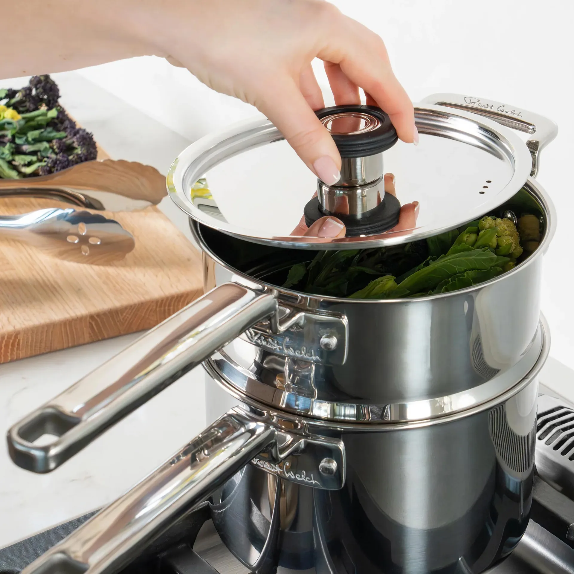 Accesorio de vapor 316 Series, Acero inoxidable, 18 cm Robert Welch