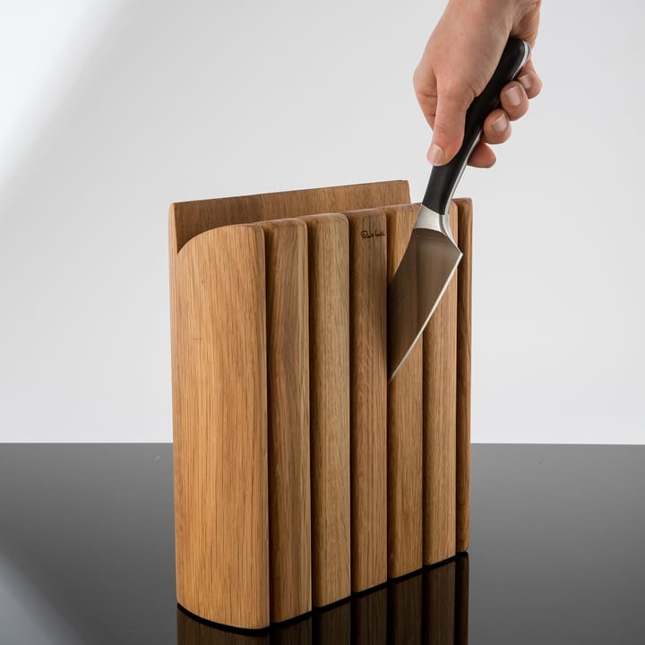 Bloque y set de cuchillos Signature Book Oak 7 piezas, roble Robert Welch