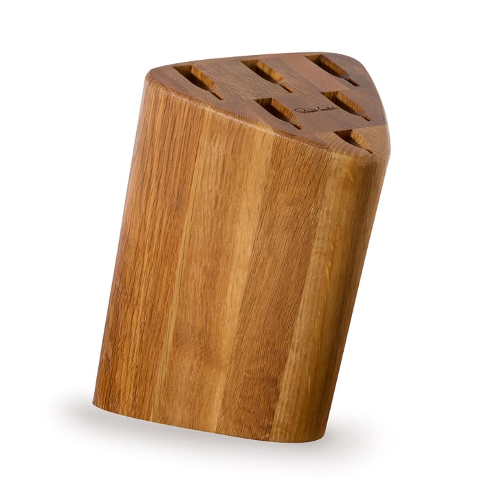 Bloque y set de cuchillos Signature Prism Oak 7 piezas, roble Robert Welch