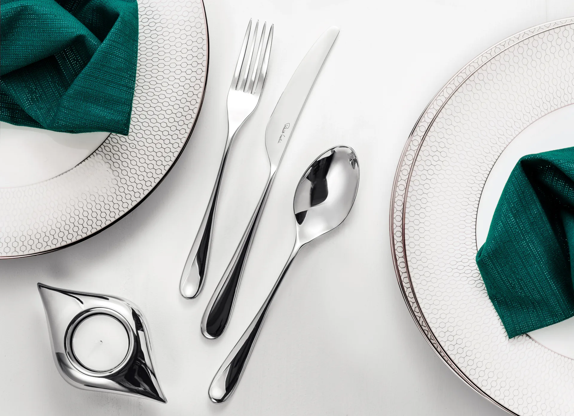 Cubertería Arden Bright, 42 piezas Robert Welch