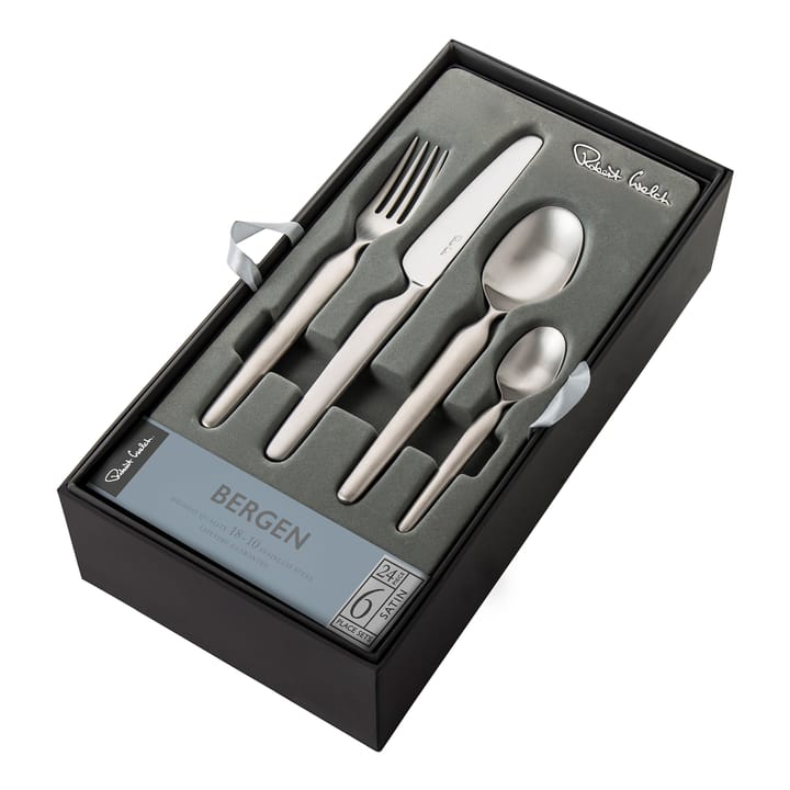 Cubertería Bergen mate, 24 piezas Robert Welch