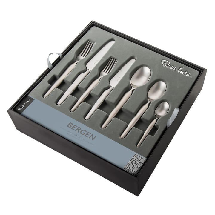 Cubertería Bergen mate, 56 piezas Robert Welch