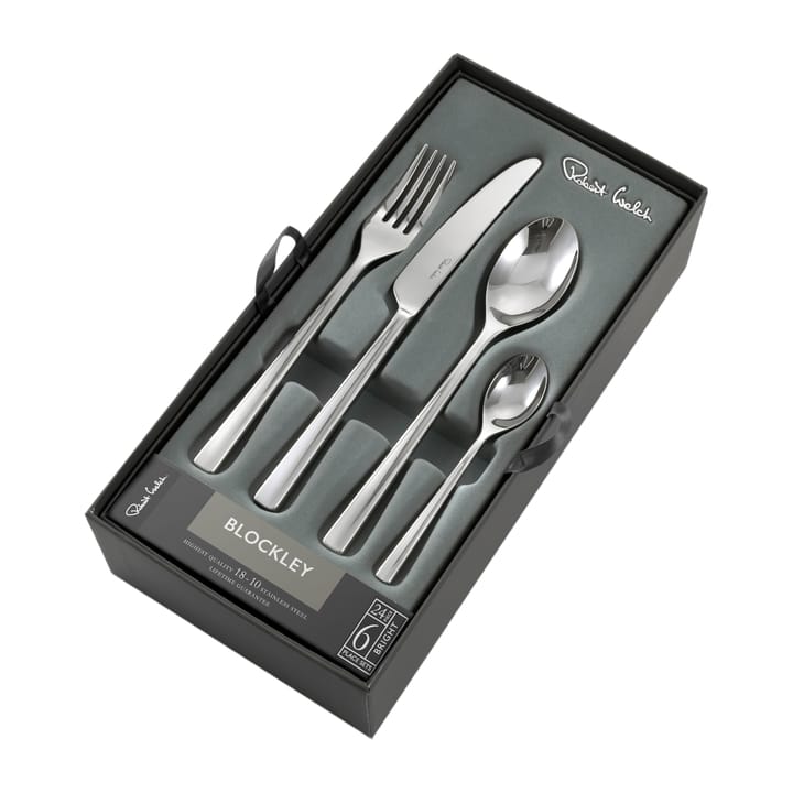 Cubertería Blockley brillante, 24 piezas Robert Welch