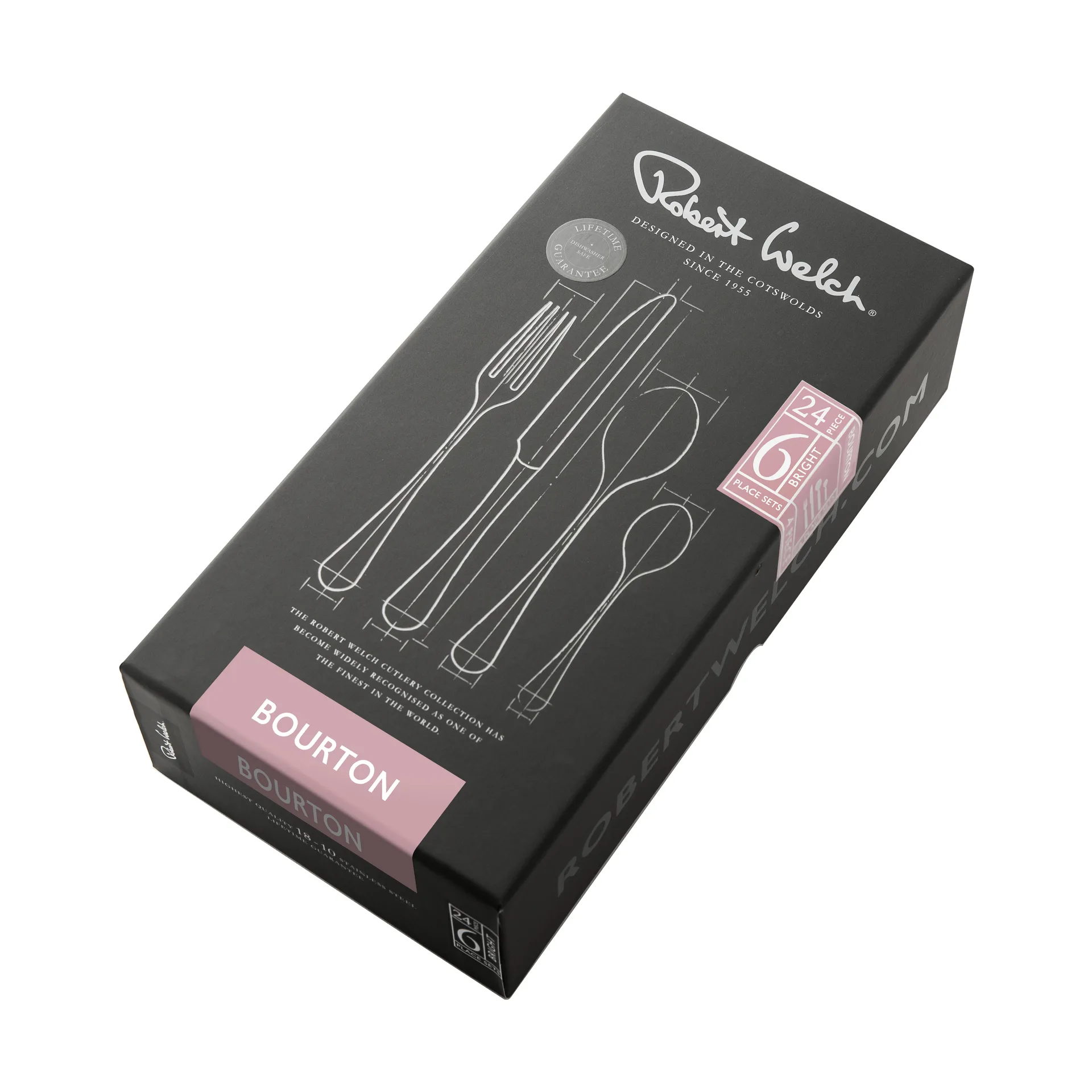 Cubertería Bourton Bright, 24 piezas Robert Welch