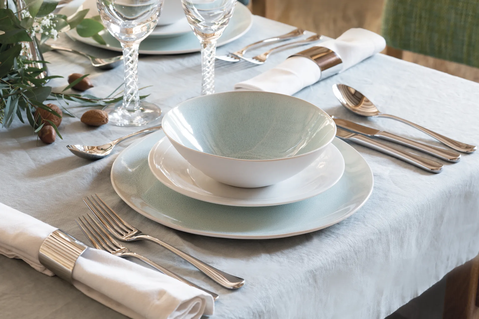 Cubertería Radford brillante, 24 piezas + 6 cuchillos de grill Robert Welch