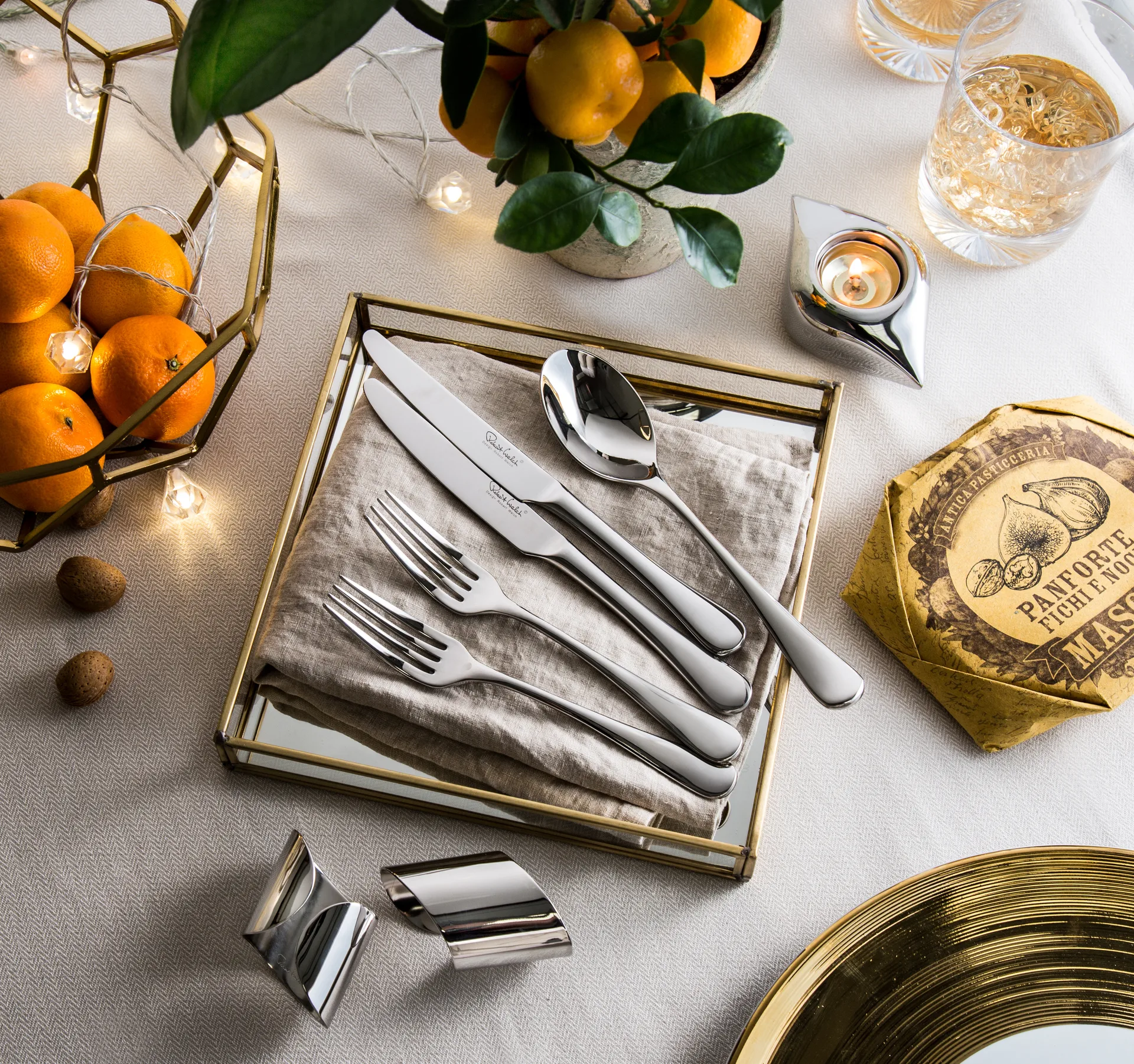 Cubertería Radford brillante, 24 piezas Robert Welch