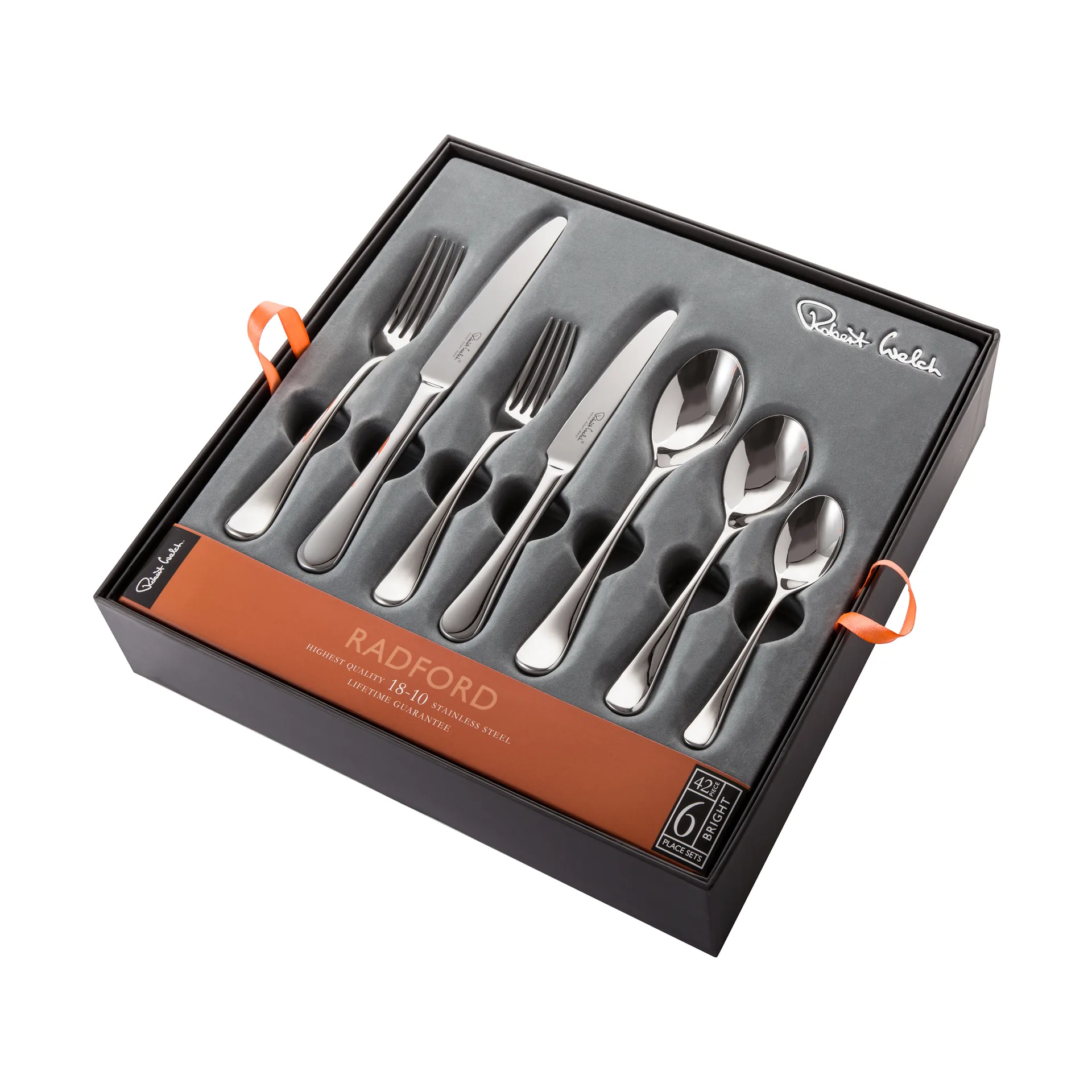 Cubertería Radford brillante, 42 piezas Robert Welch