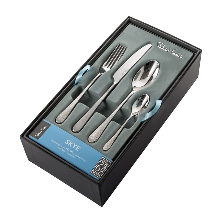  Cubertería Skye Bright 24 piezas, acero inoxidable Robert Welch