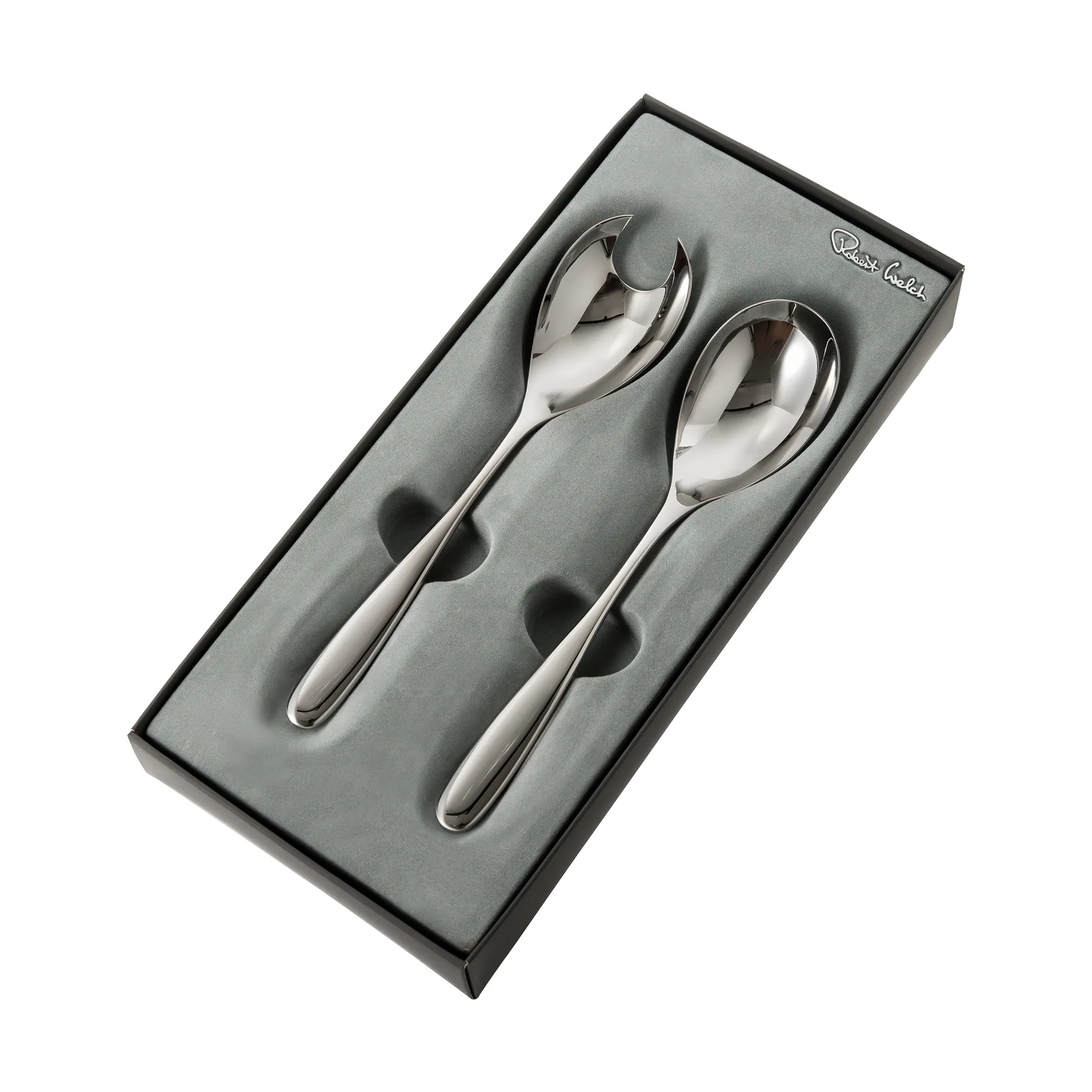 Cubiertos de ensalada Stanton Bright 2 piezas, Acero inoxidable Robert Welch