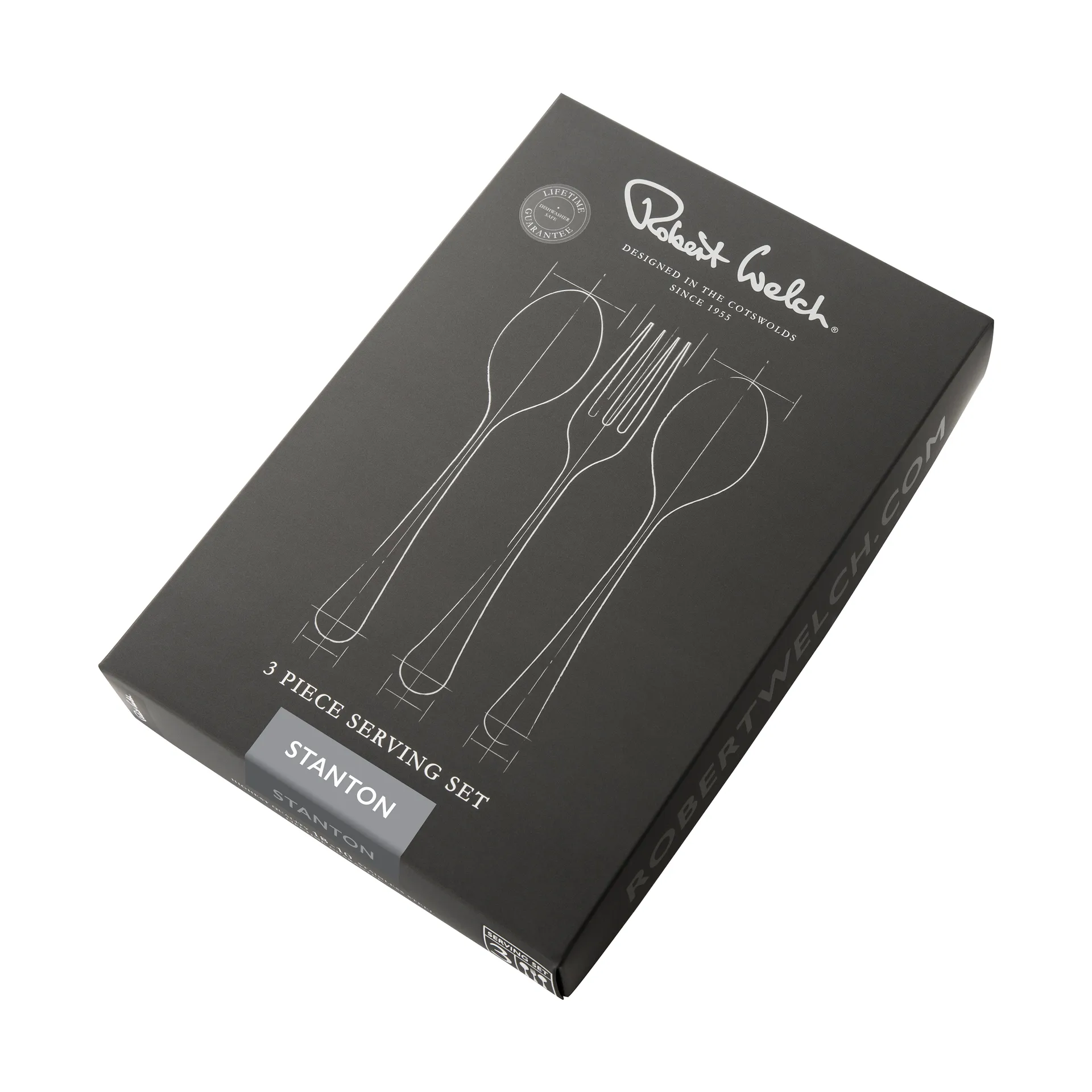 Cubiertos de servir Stanton Bright 3 piezas, Acero inoxidable Robert Welch