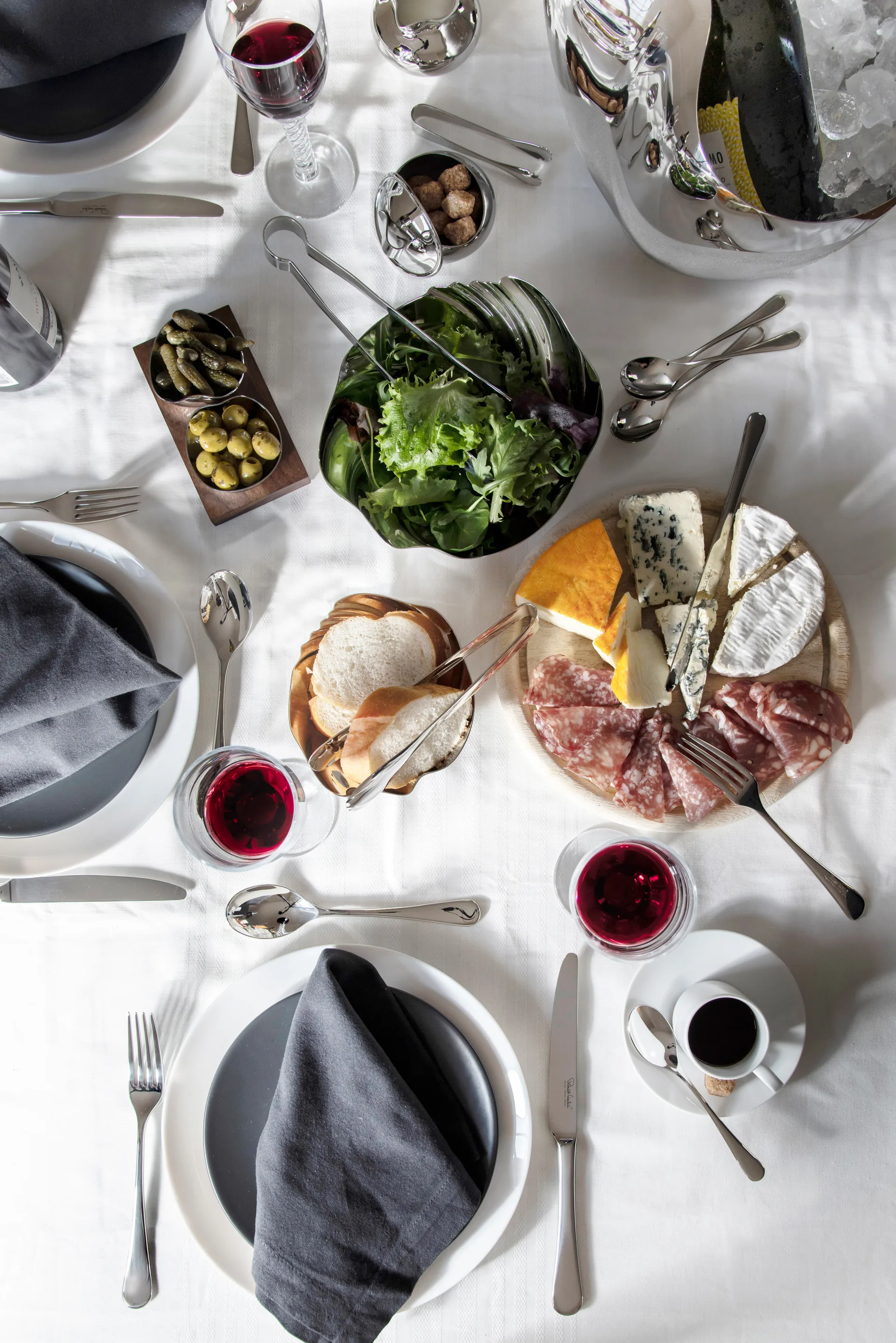 Cuchara de mesa Radford brillante, acero inoxidable Robert Welch