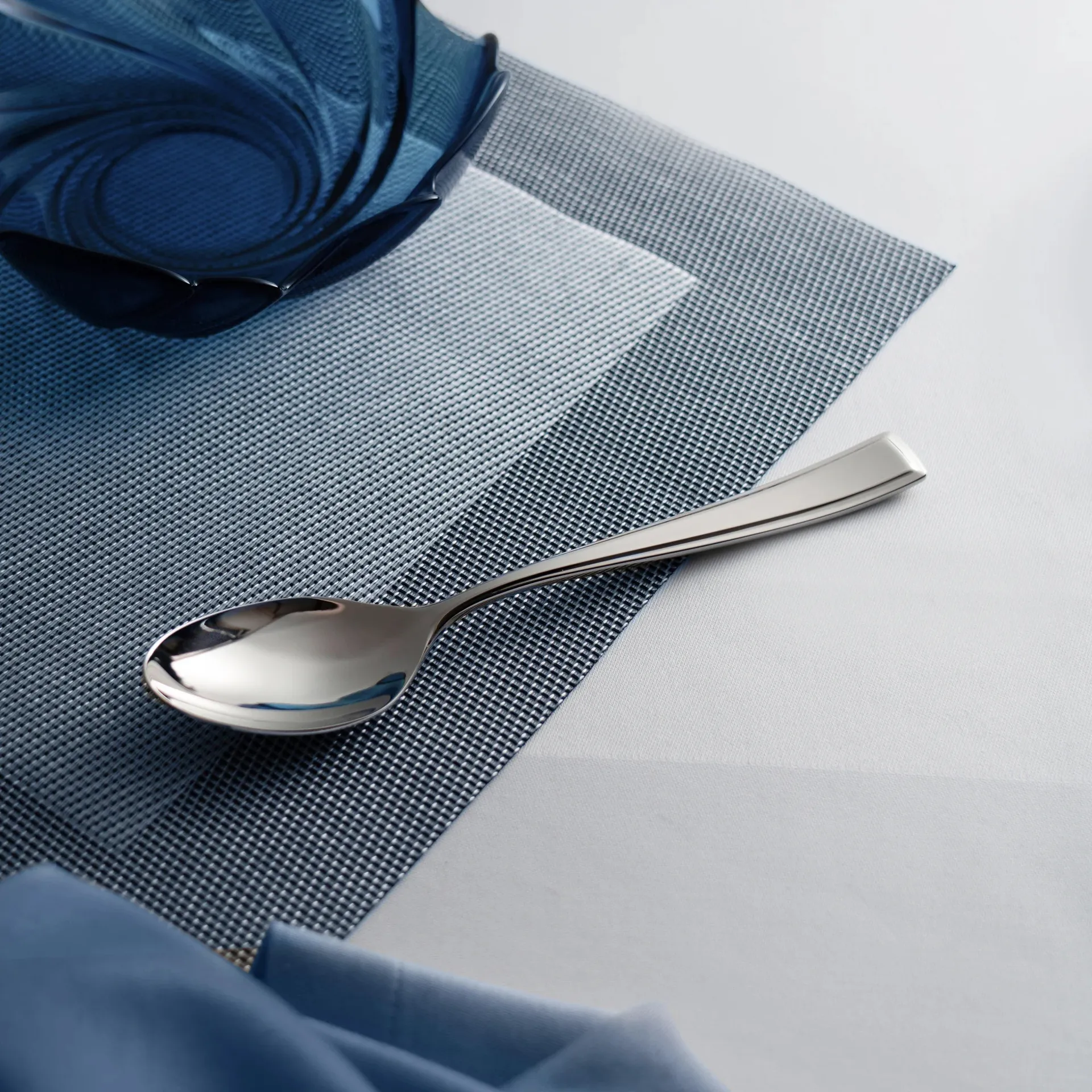 Cuchara de postre Fairford bright, Acero inoxidable, 18,4 cm Robert Welch