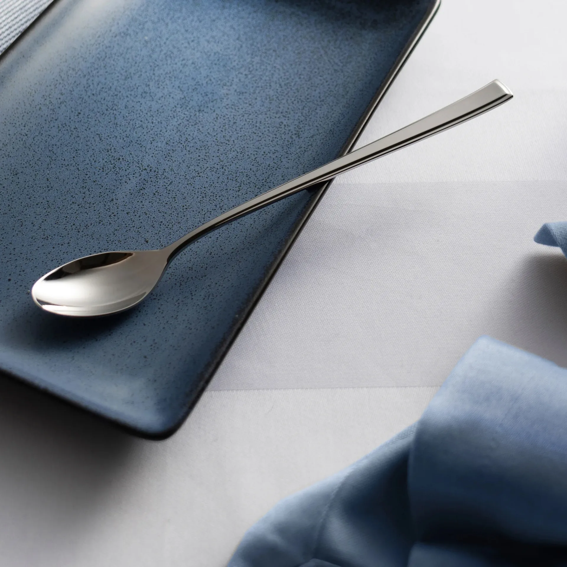 Cucharilla de mango largo Fairford bright, Acero inoxidable, 20,1 cm Robert Welch