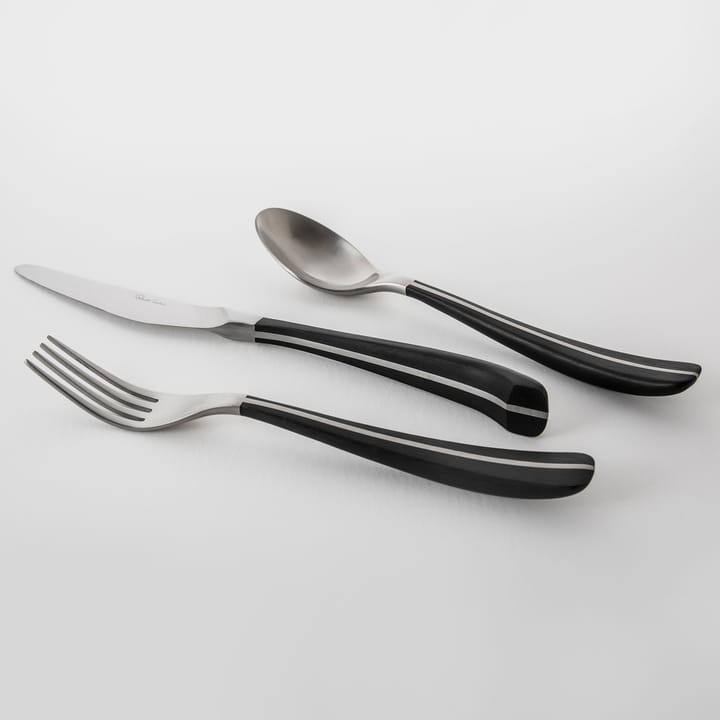 Cucharilla de té Contour, negro Robert Welch
