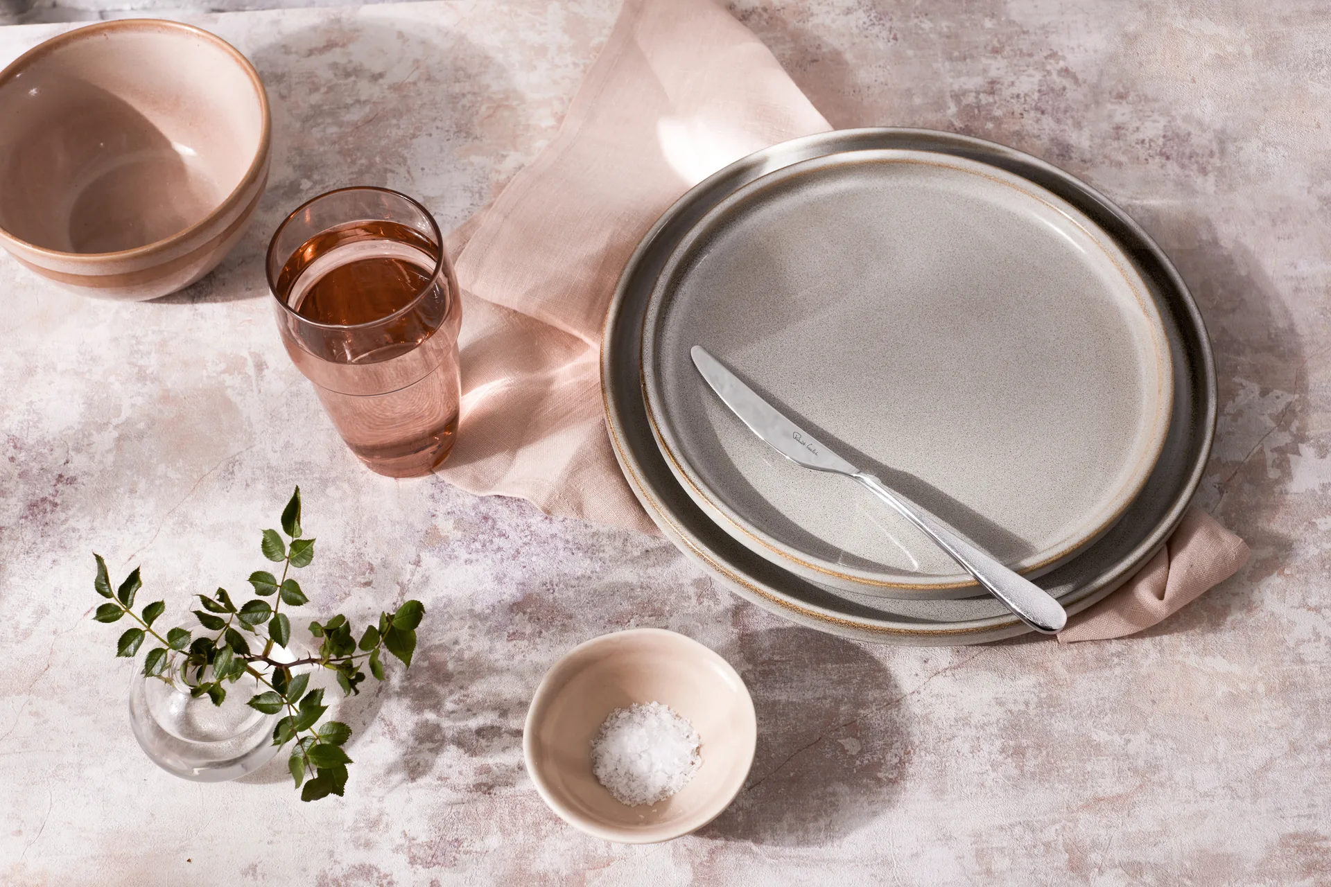 Cuchillo de entrante Sandstone brillante, acero inoxidable Robert Welch