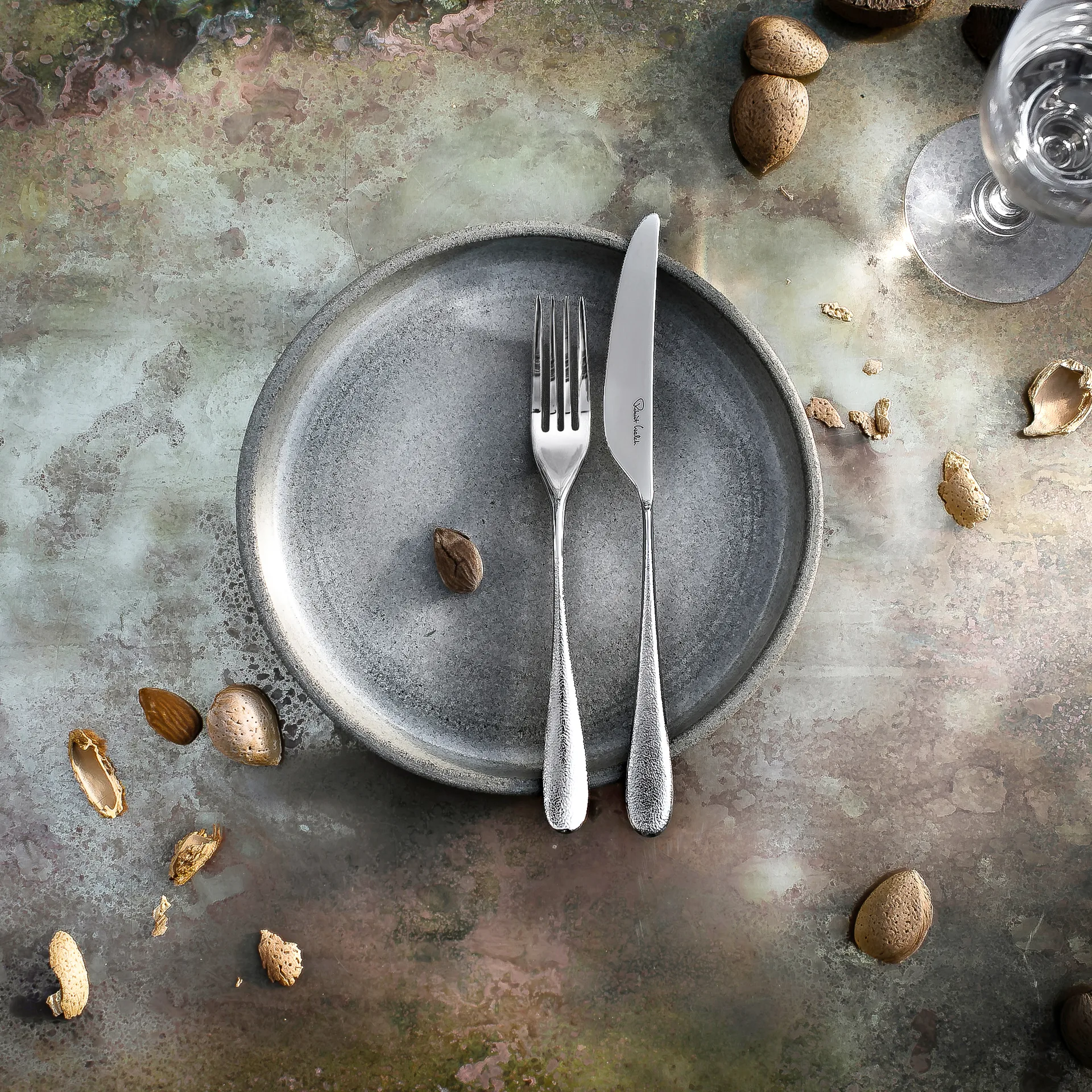 Cuchillo de mesa Sandstone brillante, acero inoxidable Robert Welch