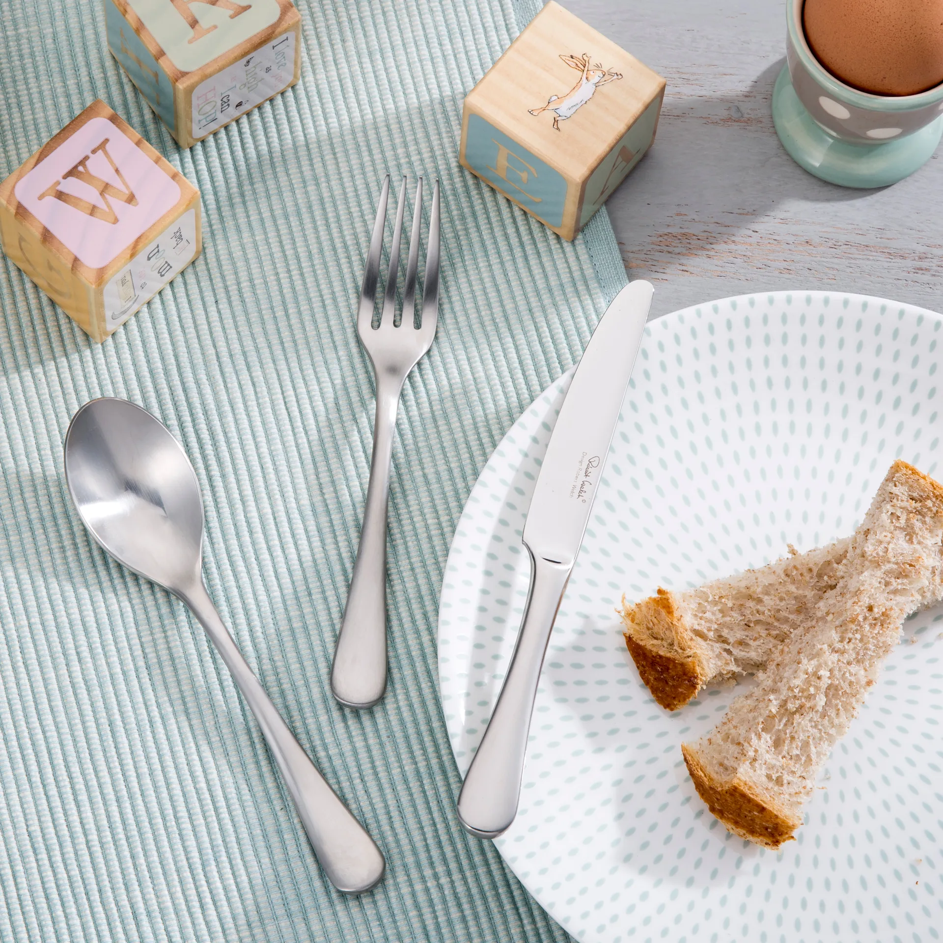 Cuchillo infantil Radford brillante, acero inoxidable Robert Welch