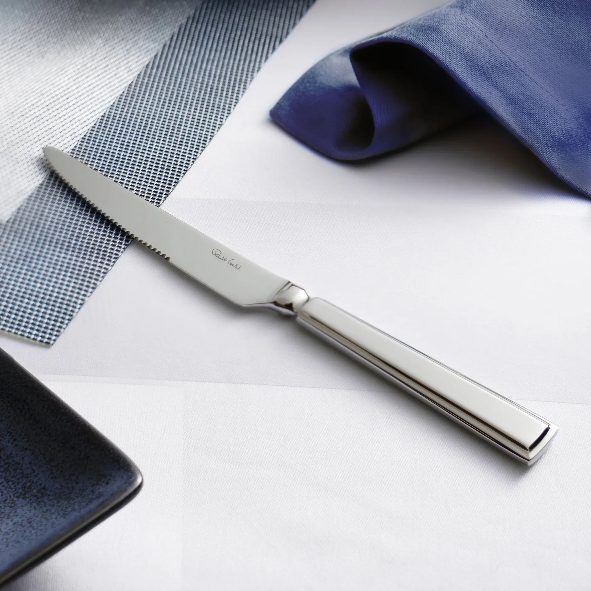 Cuchillo para carne Fairford bright, Acero inoxidable, 4-pack Robert Welch