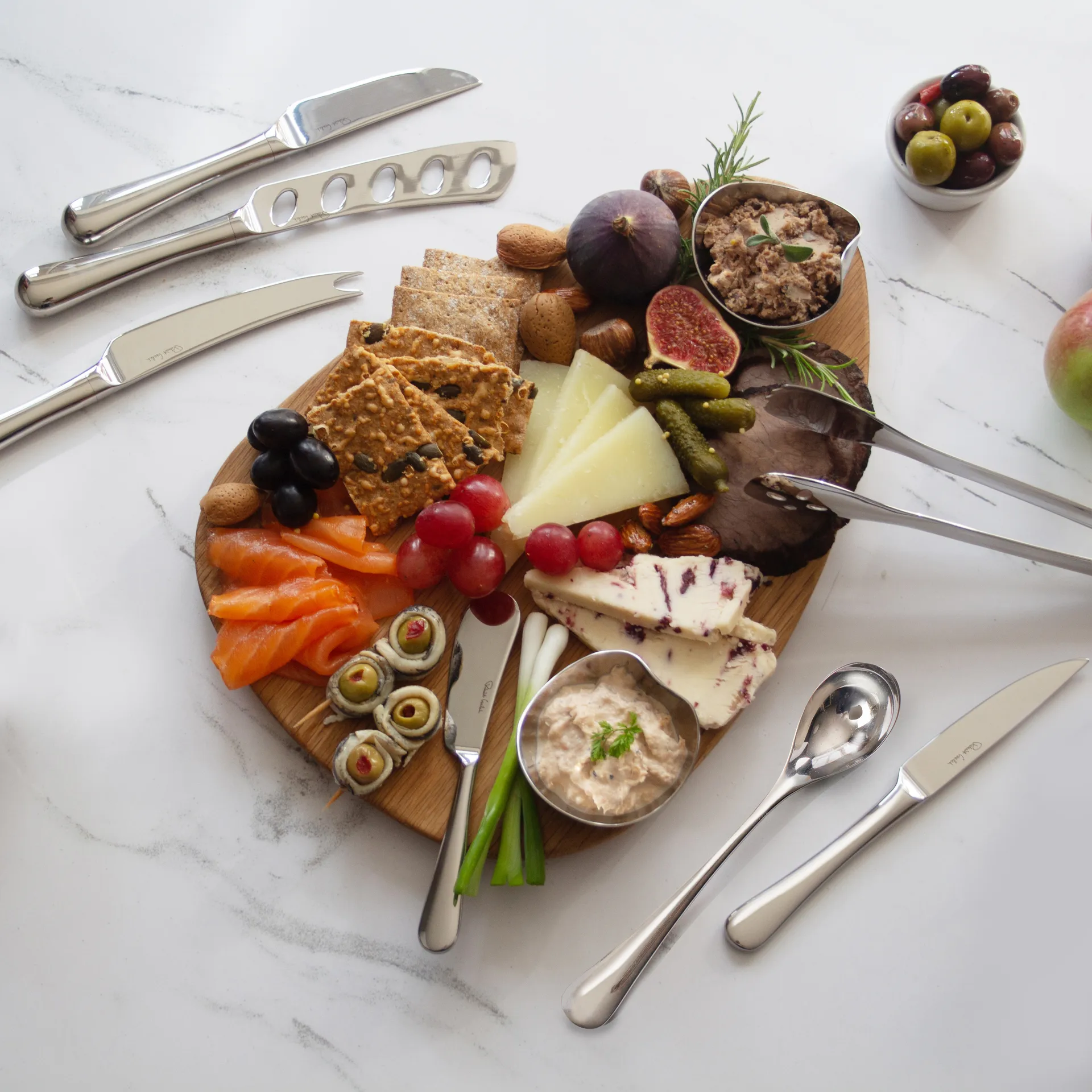 Cuchillo para queso blando Radford brillante, acero inoxidable Robert Welch