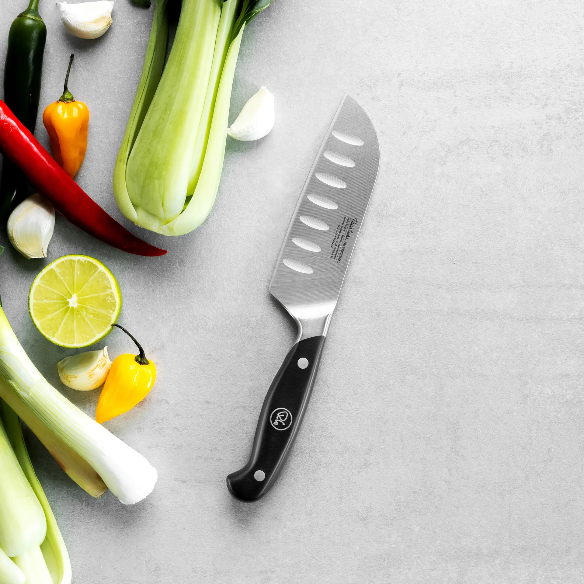 Cuchillo santoku Robert Welch professional  12 cm, Acero inoxidable Robert Welch