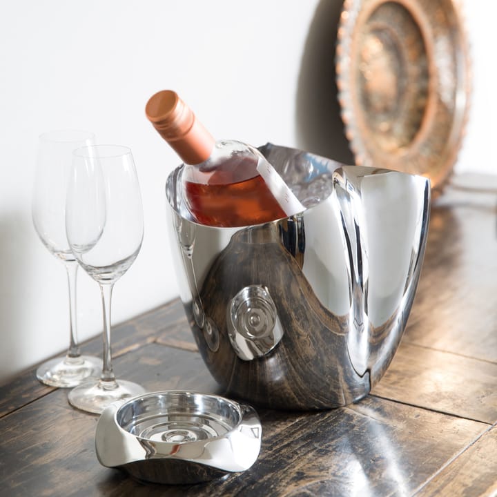 Enfriador de botellas champán Drift 23 cm, acero inoxidable Robert Welch