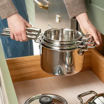 Set de cacerolas 316 Series - Acero inoxidable, 3 piezas - Robert Welch