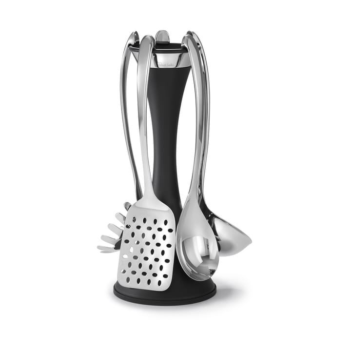 Soporte para utensilios de cocina Robert Welch signature 6 pieza - Negro - Robert Welch