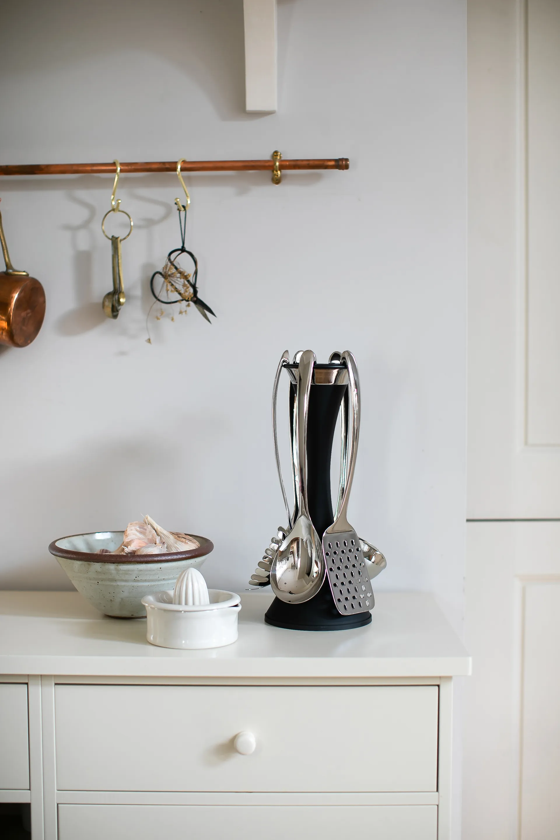 Soporte para utensilios de cocina Robert Welch signature 6 pieza, Negro Robert Welch