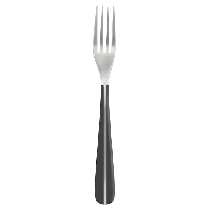Tenedor de mesa Contour - negro - Robert Welch