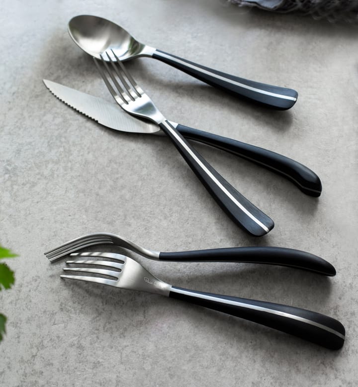 Tenedor de mesa Contour, negro Robert Welch