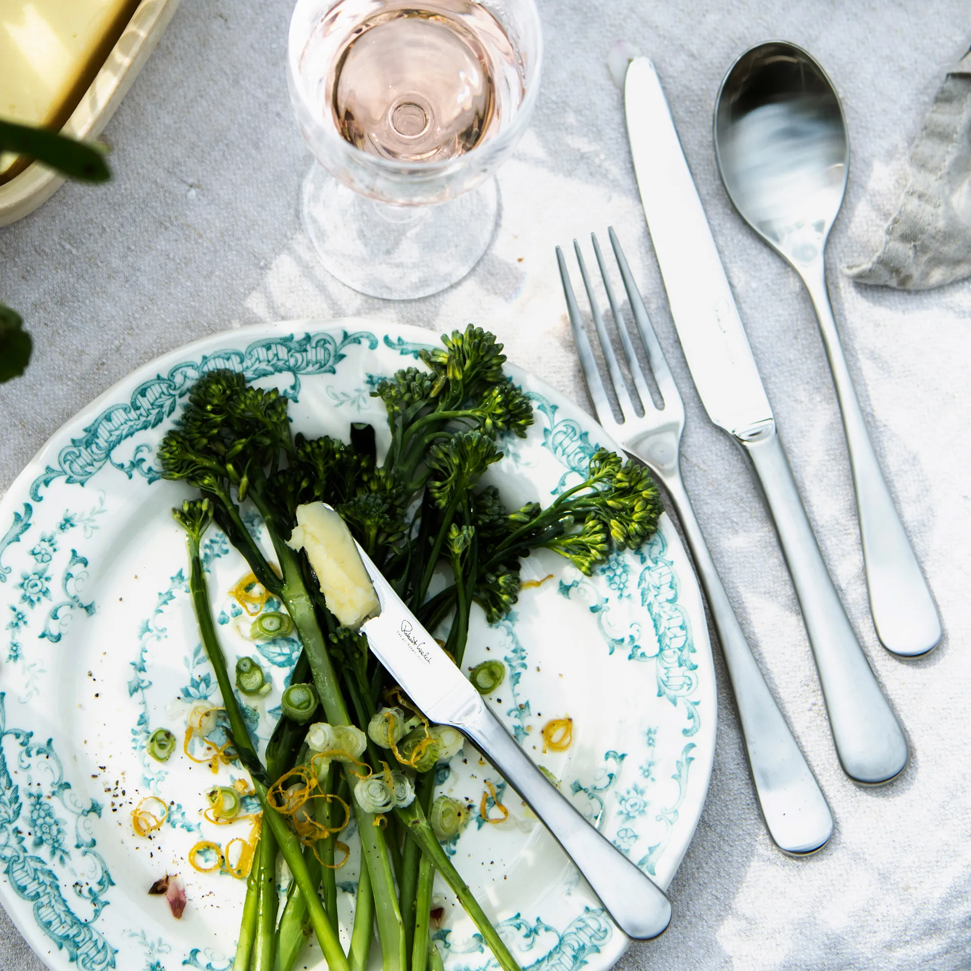 Tenedor de mesa Radford mate, acero inoxidable Robert Welch