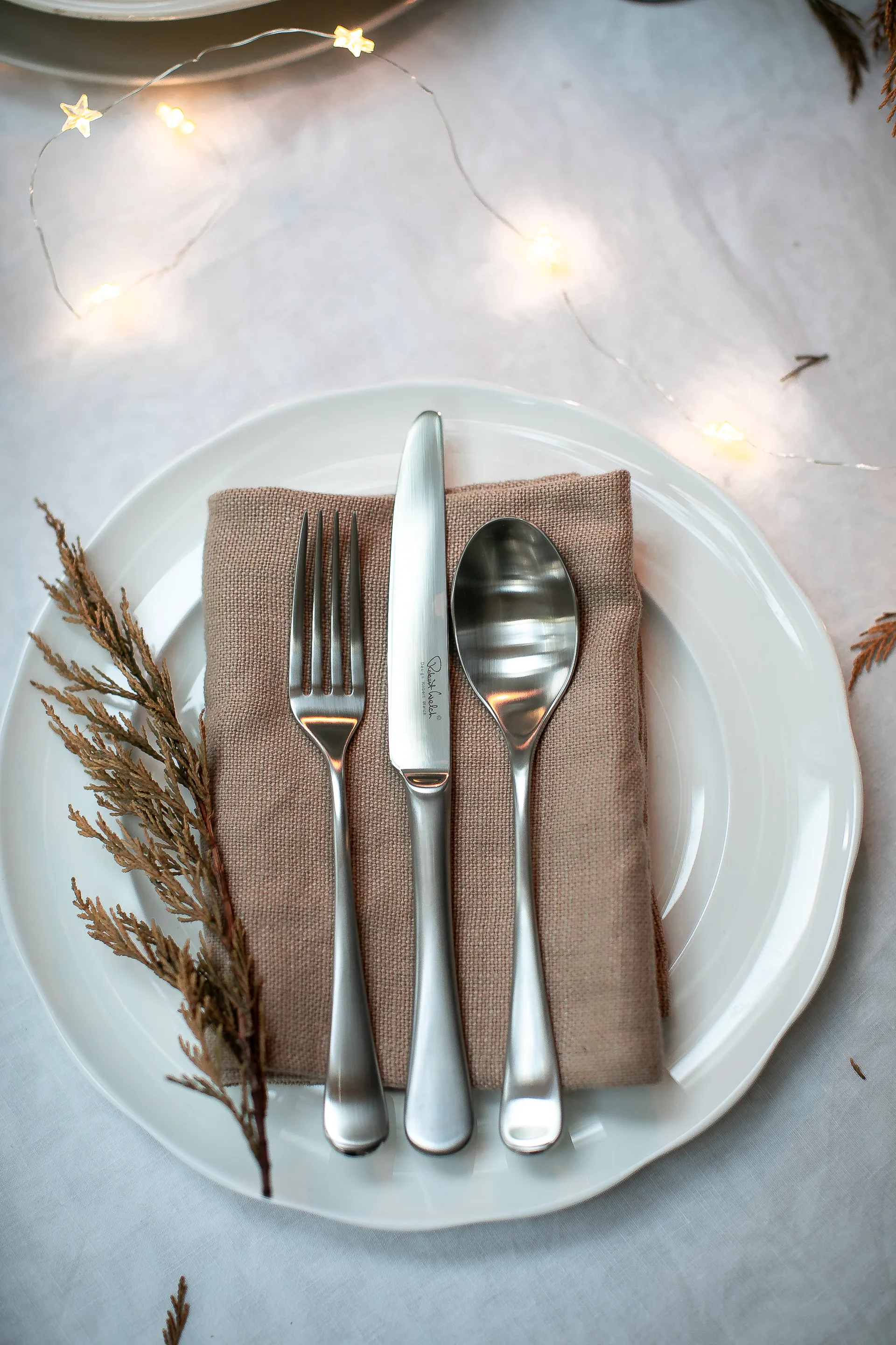 Tenedor de mesa Radford mate, acero inoxidable Robert Welch