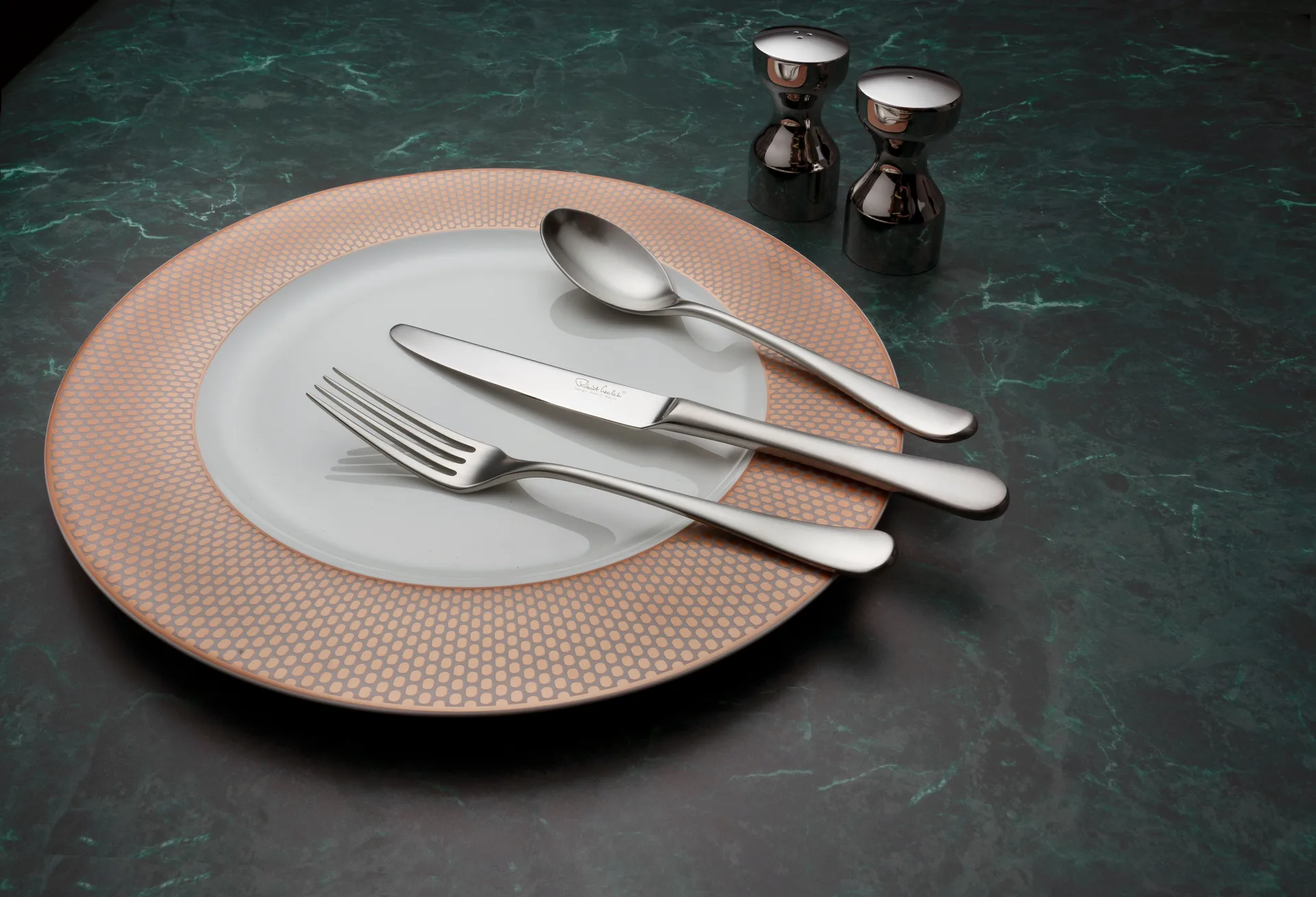 Tenedor de mesa Radford mate, acero inoxidable Robert Welch
