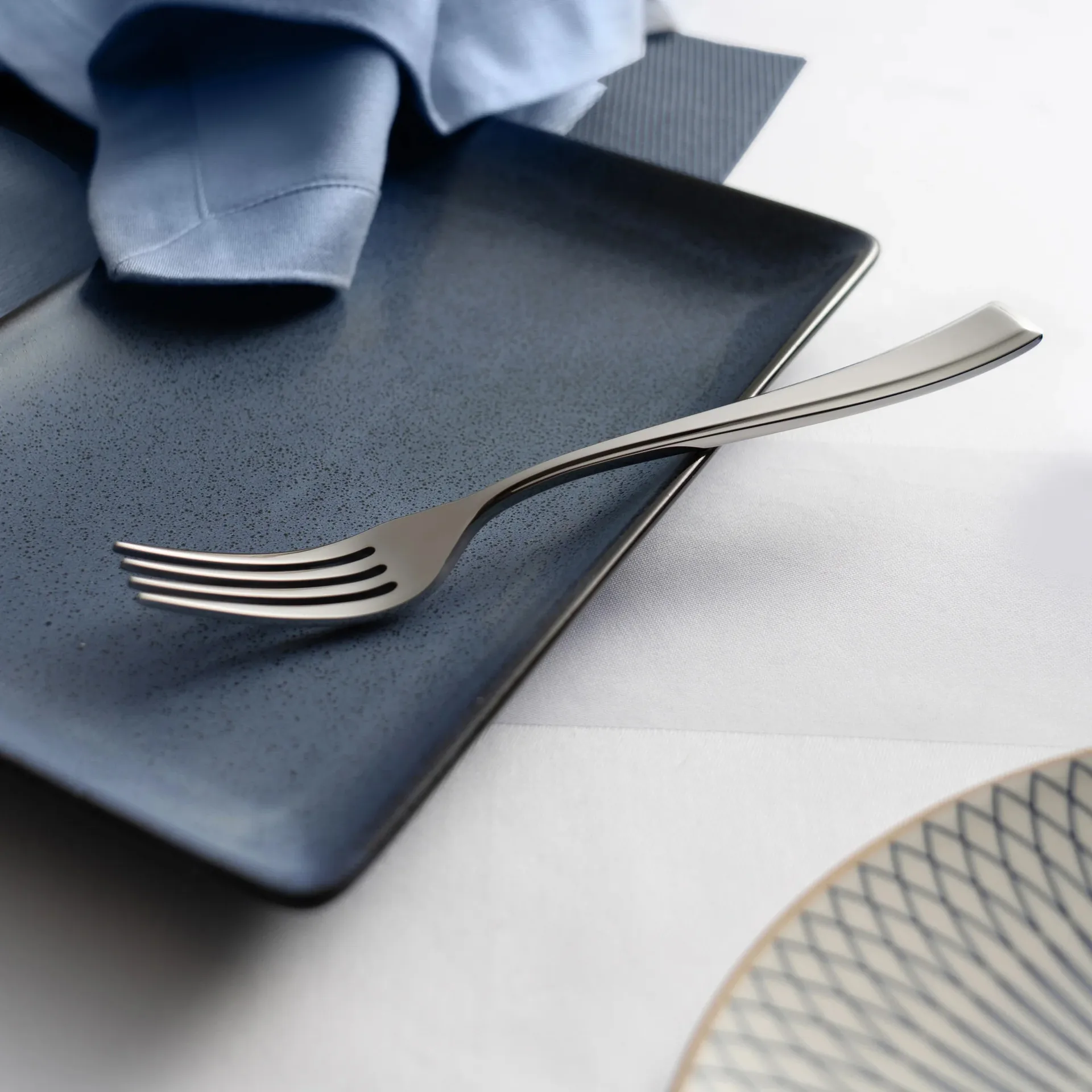 Tenedor Fairford bright, Acero inoxidable, 20,2 cm Robert Welch