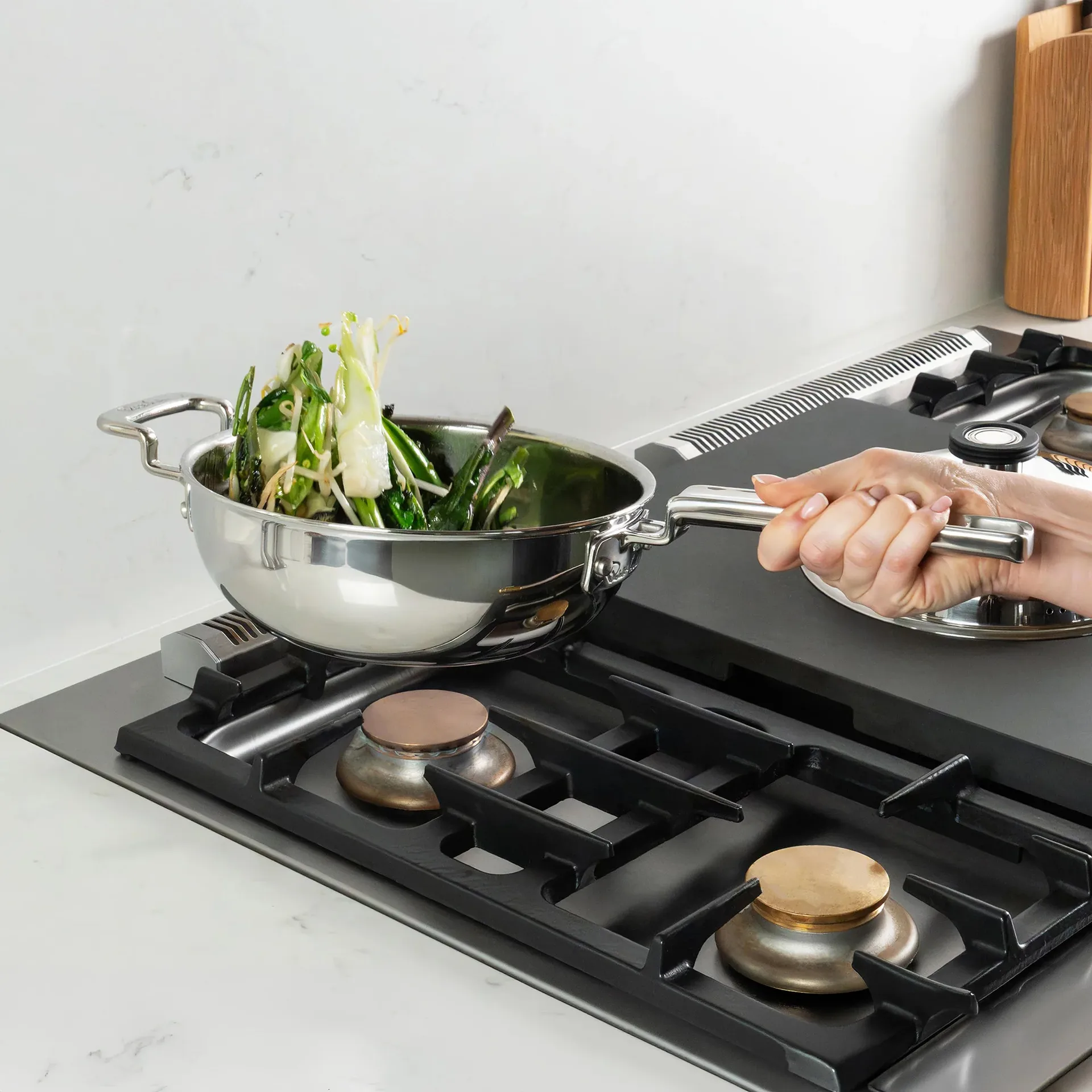 Wok 316 Series, Acero inoxidable, 22 cm Robert Welch