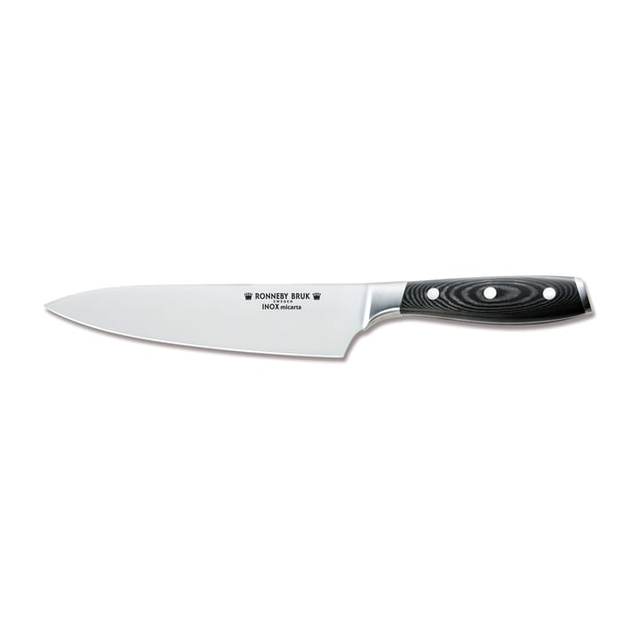 Cuchillo de chef Inox fransk 20 cm - acero inoxidable-Micarta - Ronneby Bruk