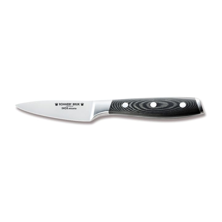 Cuchillo pelador Inox 9 cm - acero inoxidable-Micarta - Ronneby Bruk