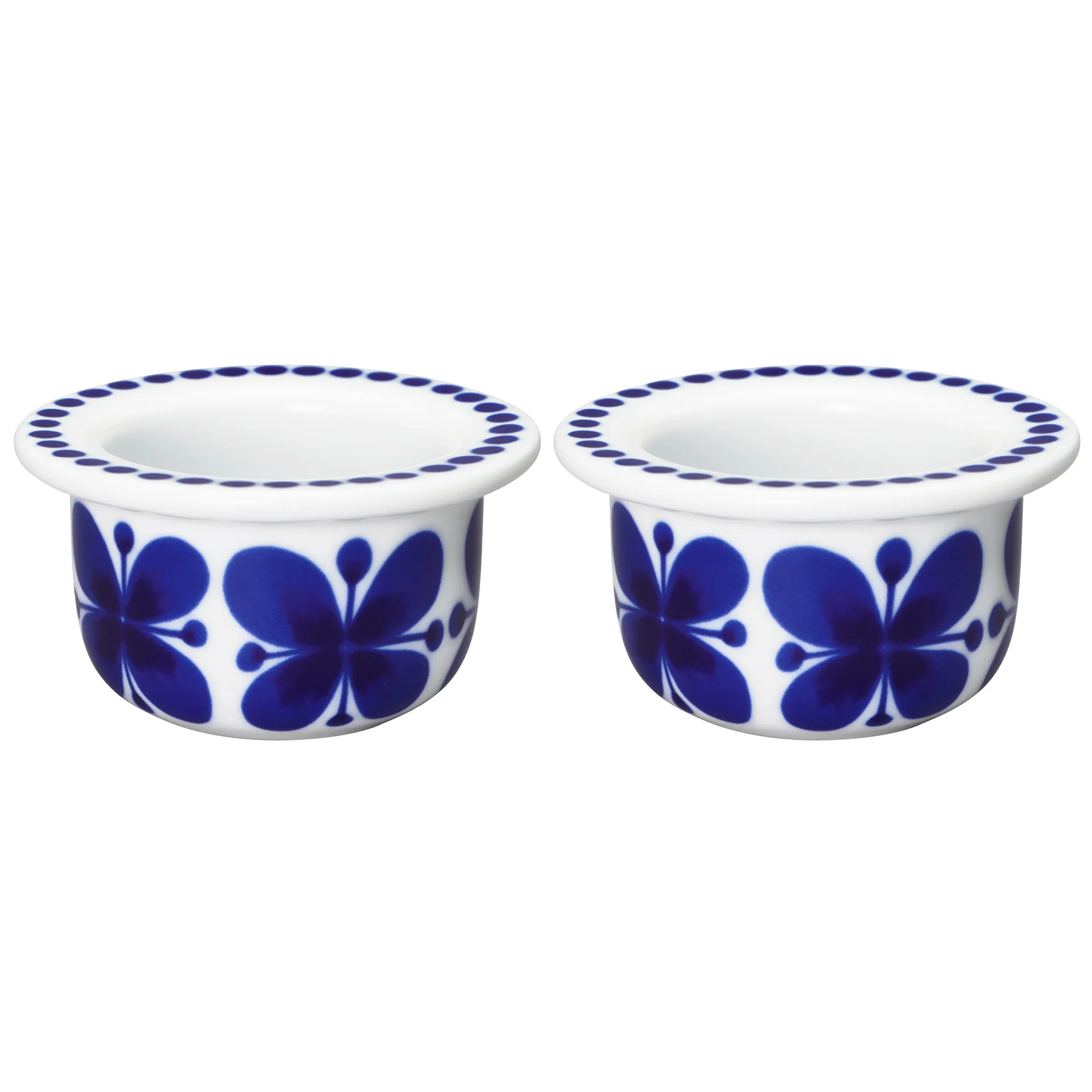 2 Hueveras Mon Amie, blanco-azul Rörstrand