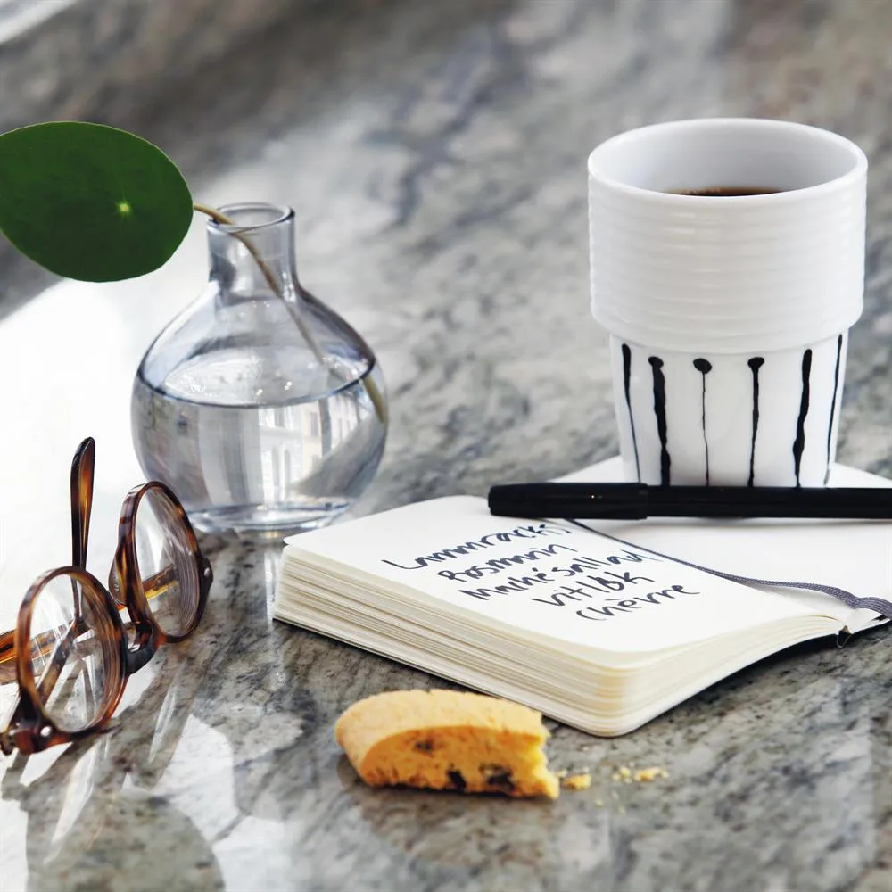 2 Tazas Filippa K, Ink Stripe, set de 2 Rörstrand