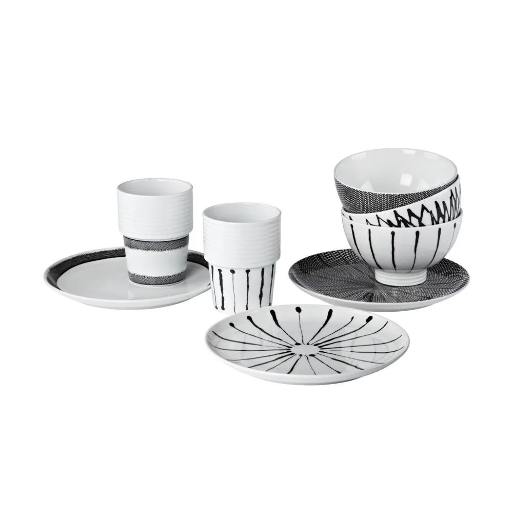 2 Tazas Filippa K, Ink Stripe, set de 2 Rörstrand