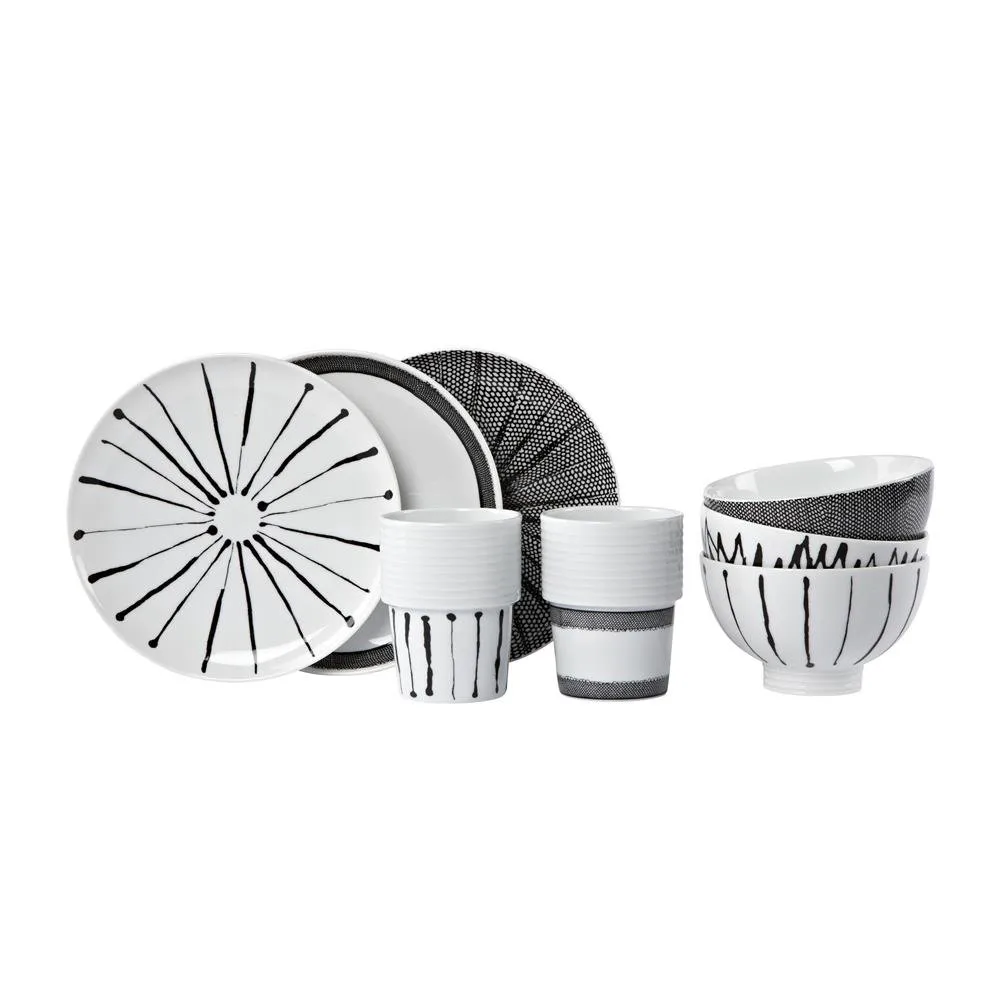 2 Tazas Filippa K, Ink Stripe, set de 2 Rörstrand