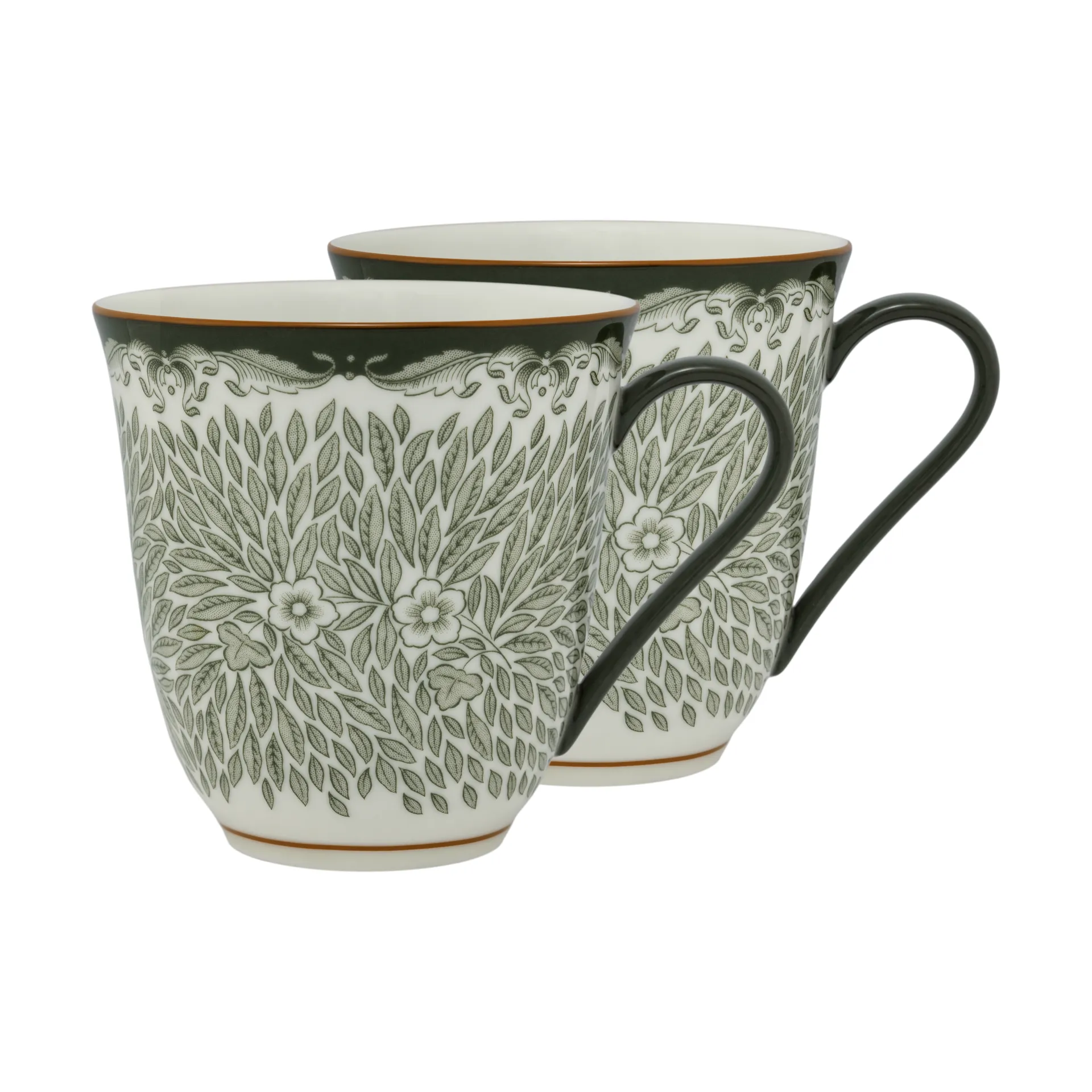 2 tazas Ostindia Floris 30 cl, Verde
 Rörstrand