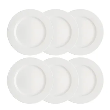 6 Platos Swedish Grace, 27 cm blanco - Rörstrand